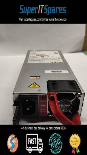 Pwr-00159-04 Arista A0 Power Supply 495w / 500w 100-240v 80 Plus Platinum Front Pwr-00159-04 Arista A0 Power Supply 495w / 500w 100-240v 80 Plus Platinum Front