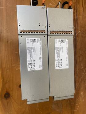 06n7yj Dell Lot Of 2 Powervault 600w Power Supply Server