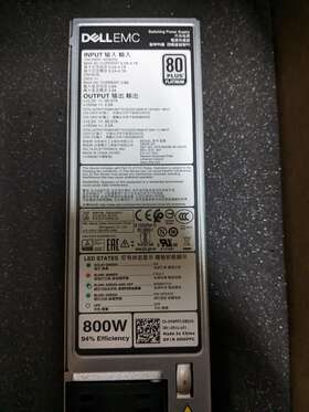 D800e-s0 Dell Emc Poweredge 800w 80 Plus Platinum Server Power Supply R650xs R6525 D800e-s0 Dell Emc Poweredge 800w 80 Plus Platinum Server Power Supply R650xs R6525
