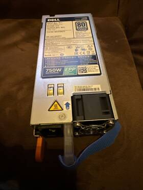 Dps-750ab-35 Dell 750w Ac Power Supply Reverse Airflow Psu To I/o Zw Dps-750ab-35 Dell 750w Ac Power Supply Reverse Airflow Psu To I/o Zw