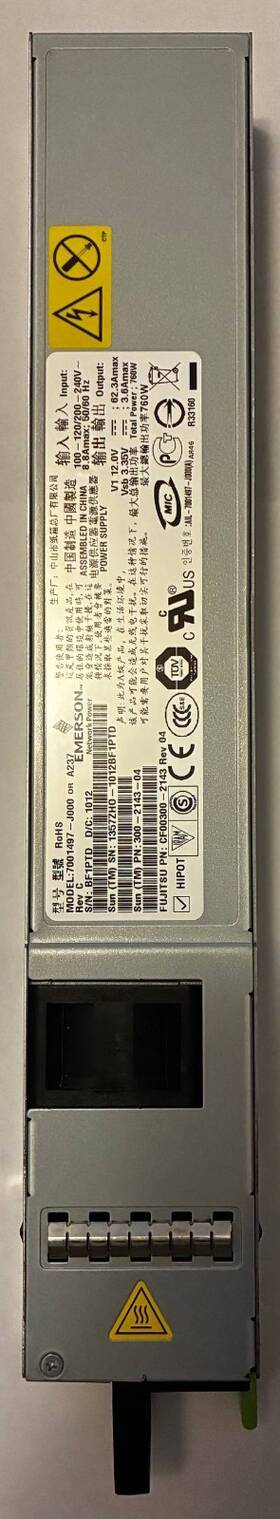 70011496-j000 Emerson Cf00300-2143 A237 12v 62.3a/3.35v 3.6a 760w Sun Power Supply 300-2143-04 70011496-j000 Emerson Cf00300-2143 A237 12v 62.3a/3.35v 3.6a 760w Sun Power Supply 300-2143-04