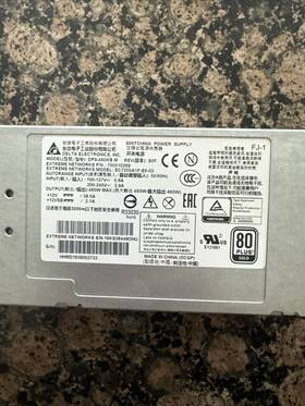Ec7205a1f-e6 Extreme Networks Vsp 7200 460w Ac Psu F2b Front To Back Ec7205a1f-e6 Extreme Networks Vsp 7200 460w Ac Psu F2b Front To Back
