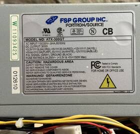 Atx-300gtf Fsp Power Supply Group Inc. Atx-300gt Works Great