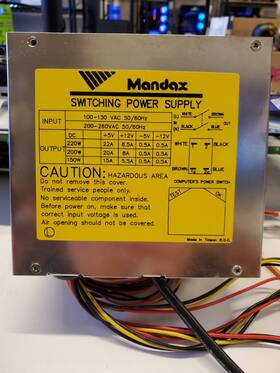 Ch80s12m Mandax 903864653182 Power Supply 220w Molex Dc Brushless Craft Fan With Button Ch80s12m Mandax 903864653182 Power Supply 220w Molex Dc Brushless Craft Fan With Button