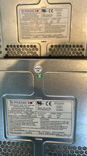 Pws-3k01-br Supermicro 3000w Redundant Power Supply Used Fully Tested