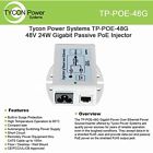 Tp-poe-48g Tppoe48g Tycon Systems Surge Protectors Gigabit Passive Inserter Computer 633090397387