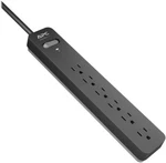 Apc 6-OUTLET Surge Protector Power Strip, PE63, 540 Joule Black. Fixed Price $50.99.