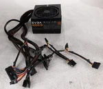 Evga 80PLUS 500W 100-B1-0500 Bronze Desktop Power Supply W/ Cord. Fixed Price $53.99.