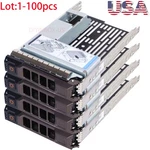 Lot Dell Drive 3.5" 2.5" Adapter Caddy Tray 9W8C4 F238F R320 R420 T610 R530 R630. Fixed Price $1300.00.