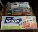 New Reynolds Handi-vac Vacuum Sealer Starter Kit & Box 9 Gallon Size Bags. Fixed Price $21.95.