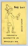 Bag Boy Shorette Bradley Maine Me Bare Butt Utter Nuts Qsl Ham Radio Card Vtg. Fixed Price $19.99.