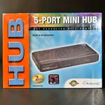 Vintage Hawking PN500TPA Port Ethernet Mini Hub W/ Adapter Nos Sealed. Fixed Price $19.99.