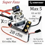 Rcp Xtreme Hobbywing Max High Speed Cooling Fan System 5-8V 28CFM. Fixed Price $45.99.