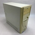 Vintage Unbranded Beige Mid Tower Computer Case Powerman FSP300-60BTV 300W Psu. Fixed Price $129.99.