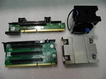 Dell Poweredge Server R520 Dual Cpu Processors Upgrade Kit Risers Fan Heatsink. Fixed Price $125.00.