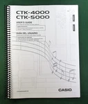 Casio CTK-4000 Instruction Manual: 80 Pages Coil Bound & Protective Covers!. Fixed Price $19.95.