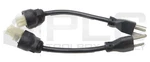 Lot Of Unicable UC-004 E147323 Power Cord 4" W/3612 Adaptor. Fixed Price $25.00.
