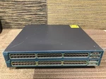 (lot Of 2) Cisco Catalyst WS-C3550-48-SMI Ethernet Switch (one W/rack Ears). Fixed Price $55.00.