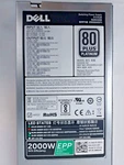 Power Supply Hotswap 2000W 80 Plus Dell Reversed Dlt Rver XYK93 0960VR. Fixed Price $29.75.