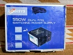Nib Logisys 550W Atx 20/4-PIN Black Dual Fan Switching Power Supply New Unusued!. Fixed Price $29.99.