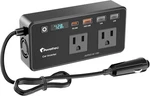 200W Power Inverter For Car Dc 12V To 110V Ac Converter With Led Display & 4 U. Fixed Price $50.99.