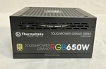 Thermaltake Toughpower Grand Rgb 650W 80+ Gold Smart Zero 256-COLOR. Fixed Price $20.00.