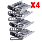 Lot Of 4, 3.5" Sata Sas Hard Drive Tray Caddy For Dell Poweredge R720XD Hot Plug. Fixed Price $29.90.