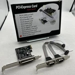 Super Speed Pci-e Parallel & Dual Serial Combo Express Controller Card Pex. Fixed Price $17.99.