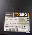 Corsair TX850W Atx Power Supply Model: CMPSU-850TXV2.... .(SB6). Fixed Price $40.00.