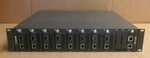 Perle MCR1900 Media Converter 05059900 + 8X CM-10GT-SFP 1X Mcr-mgt Modules. Fixed Price $950.00.