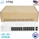Cisco Business CBS110-24T (na) 24-PORT Gigabit Unmanaged Smb Switch Sfp Refresh. Fixed Price $114.99.
