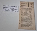 Ibm System /360 Reference Data Magnetic Tape Units 2401 2404 & 2415 Vintage B-1. Fixed Price $50.00.