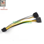 Dual Sata 15P To 8P Graphics Card Gpu Power Cable For Hp DL380P DL360P G8 G9. Fixed Price $6.78.