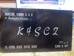 G25 Old Qsl Amateur Ham Radio Operator Card Rockledge Florida Claude Butt Black. Fixed Price $19.99.