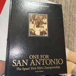 1999 Spurs Nba Champs Book One For San Antonio Ltd Ed #635/1000 W/box. Fixed Price $35.00.