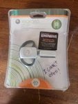 Microsoft Xbox 360 Wireless Headset Silver Black Built-in Ear-hook Single. Fixed Price $45.00.