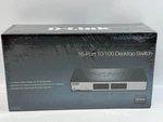 D-link DSS16+ 16-PORTS Unmanaged Rack-mountable Switch 10/100 802.3AZ, Nib. Fixed Price $30.99.