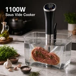 Sous Vide Cooker 1100W Immersion Circulator Precision Timer Waterproof. Fixed Price $108.00.