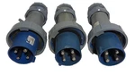 Mennekes 250V Lot OF-3 Good Used.. Fixed Price $199.99.