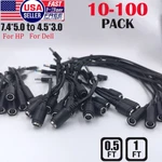Lot Dc/ac Power Charger Converter Adapter Cable 7.4MM To 4.5MM For Hp/dell. Fixed Price $86.78.