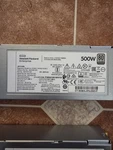 Hewlett Packard Enterprise 500W Power Supply Unit, Model HSTNS-PC40-1. Fixed Price $24.00.