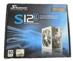 Seasonic S12II 500W Power Supply SS-500GB 80+ Bronze Atx 12V Silent Fan Open Box. Fixed Price $50.00.