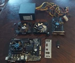 Computer Parts Bundle (msi Radeon R7; Amd Motherboard; Power Supply; Plus More). Fixed Price $300.00.