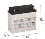 12 Volt 18 Amp Nb Terminal Cyberpower CS50U48V Battery Replacement. Fixed Price $38.99.