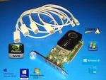 Hp Workstations Z210 Z240T Z400 Z420 Z800 Z820 2GB Quad Hdmi Video Card W/cables. Fixed Price $59.39.