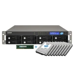 Qnap TS-859U-RP 1GB Ram + 8X500GB Hdd Nas With Power Supply 2U Rack Server. Fixed Price $1182.47.