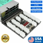 Breakout Board Server Power Supply Adapter 1200W Pci-e For Hp Gpu Mining 17X6PIN. Fixed Price $15.98.
