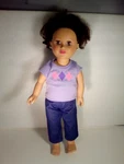 Our Generation Deluxe Doll 18'' Curly Hair/brown Eyes Cute Outfit!. Fixed Price $19.99.