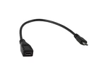 Ycs Basics Black 6 Inch Cellphone/tablet Usb Micro Male 0.5 Ft 1 Pack,. Fixed Price $13.42.