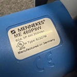 Mennekes ME460P9W Male Power Plug Pin And Sleeve Connector 4W 250V 60A Hubbell. Fixed Price $100.00.